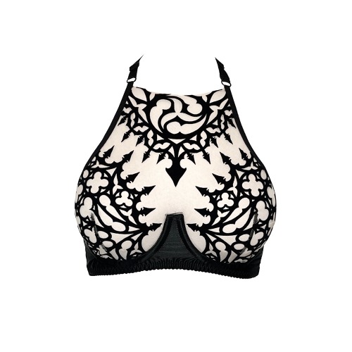 RTO - GATES OF HELL HALTER BRA | 4 (32DD(E) / 34D / 36C / 38B / 40A)