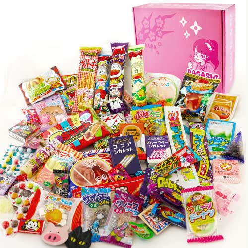 Japanese Candy Snack Assortment BOX 55pcs (JAPANESE CANDY SAMURAI)