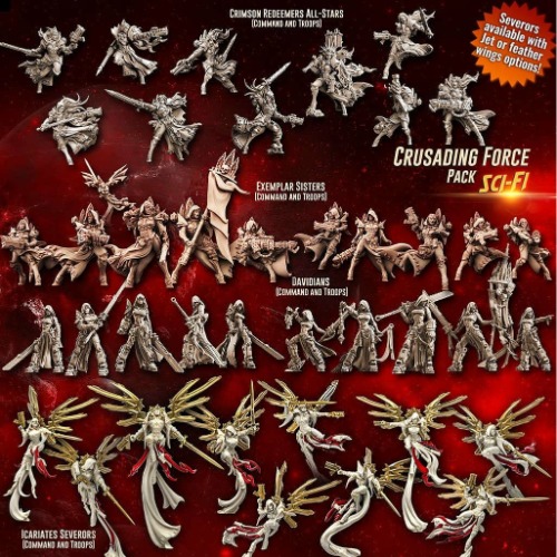 Crusading Force Pack (Sisters - SF) | With Severors / With Feather Wings