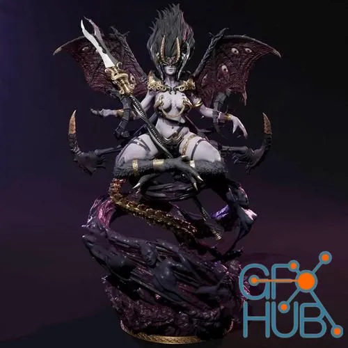 Queen of Slaanesh 3D Printable Model Stl – 3d printing models