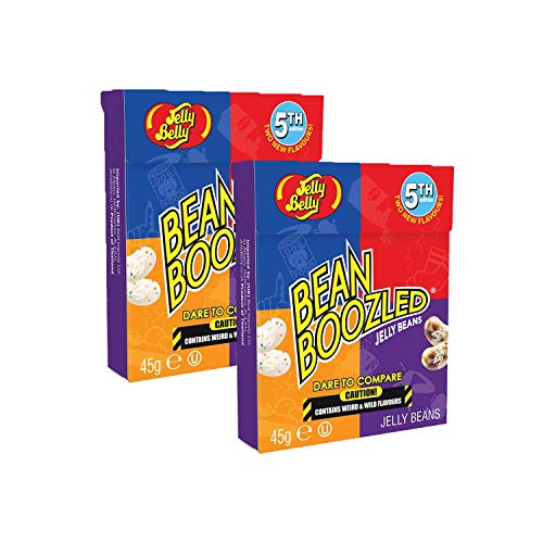 2 Jelly Belly Bean Boozled Flip Top Boxes - Mixed-Fruit - 45 g (Pack of 2)