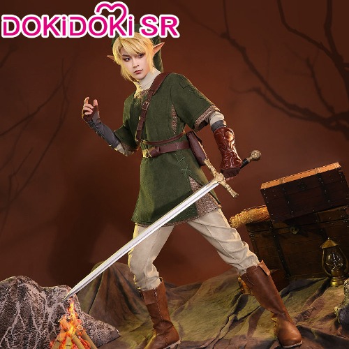 【Size S-3XL】DokiDoki-SR Game The Legend of Zelda Cosplay Link Cosplay Costume Twilight Princess | XL-PRESALE