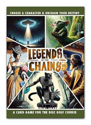 Legends of the Chains: On-Course Disc Golf Card Game – Choose a Character & Unchain Your Destiny - Best Gift for Disc Golf Players
