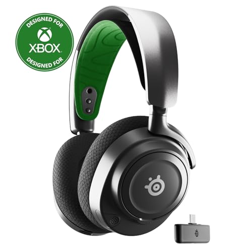 SteelSeries Arctis Nova 7X Wireless Multi-Platform Gaming Headset — Neodymium Magnetic Drivers — 2.4GHz+Bluetooth — 38Hr USB-C Battery — AI Mic — Xbox Series X|S, PC, PS5, Switch, VR, Mobile - Black - Arctis Nova 7X - Black