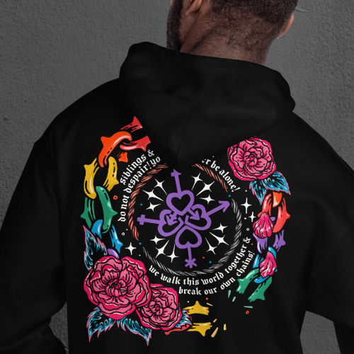 Queer Solidarity Forever Embroidered Hoodie