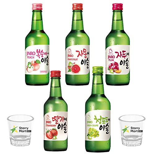 Jinro Chamisul Soju - All Flavours Bundle Set (Fruity Flavours Set) - Fruity Flavours Set