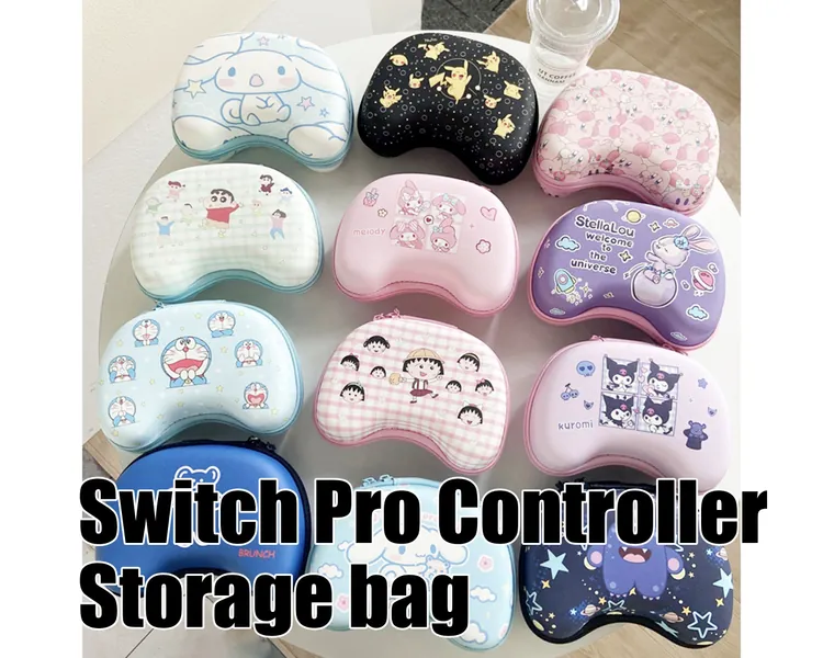 Nintendo Switch Pro/Xbox Controller Case, Cute Cartoon Carrying Bag,Travel Storage Bag , Xbox , Colorful Case , Switch Pro Accessories