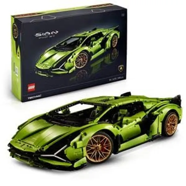 LEGO 42115 Technic Lamborghini Sián FKP 37 Race Car Model Building Set, Exclusive Advanced Collectable Set for Adults