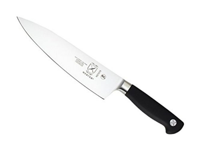Mercer Culinary M21078 Genesis 8-Inch Short Bolster Chef's Knife,Black - Short Bolster Chef's Knife - 8-Inch - Black