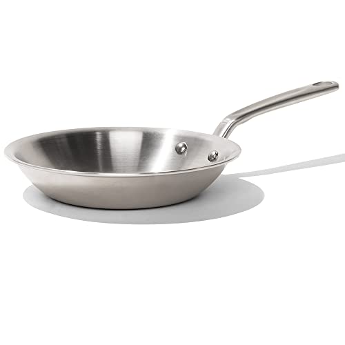 Made In Cookware - 8-Inch Stainless Steel Frying Pan - 5 Ply Stainless Clad - Professional Cookware USA - Induction Compatible - 8" Stainless Steel Frying Pan