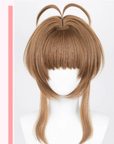Card Captor Sakura Kinomoto Wig Light brown