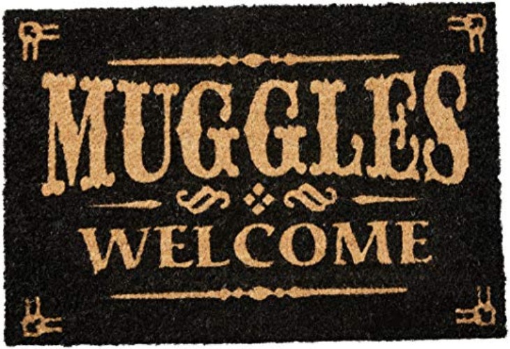 Pyramid International, Harry Potter, Muggles Welcome, Fußmatte, 60 x 40 cm, Mehrfarbig