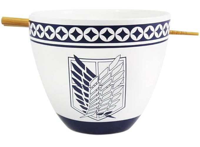 Just Funky Attack On Titan Müslischale, 473 ml Keramikschale