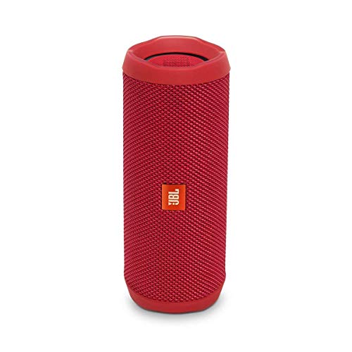 JBL Flip 4 Waterproof Portable Bluetooth Speaker - Red - Red
