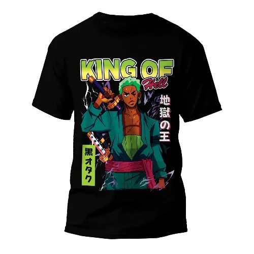 King of Hell Oversized Print T-Shirt - F.U.N.K - For Urban Nerd Kulture