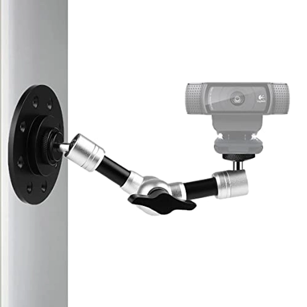 Webcam Wall Mount,Arm Mount Stand Holder compatible with Logitech Webcam C920s StreamCam Brio C925e C922x C930e C930 C920 C615-18cm Length