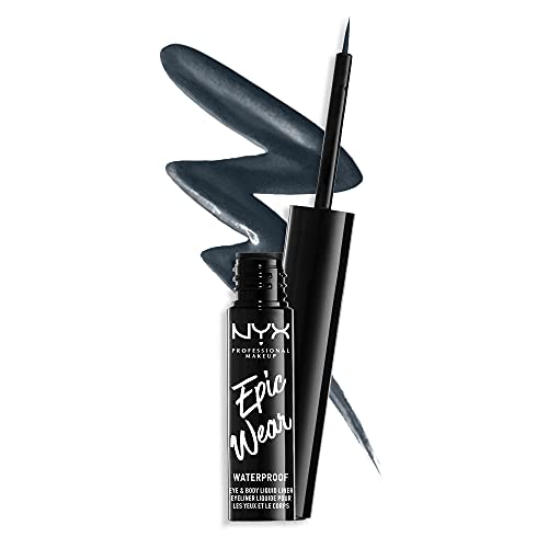NYX PROFESSIONAL MAKEUP Epic Wear Liquid Liner, Long-Lasting Waterproof Eyeliner - Stone Fox - Stone Fox - Matte