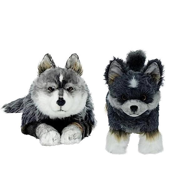 Torgal Plush,Horrible Torgal Wolf and Puppy Stuffed Figure Doll,11.8in Soft Plush Torgal Plushie Toys Ornaments Merch,Suitable Holiday and Birthday Gifts (2PCS) - Multicolor