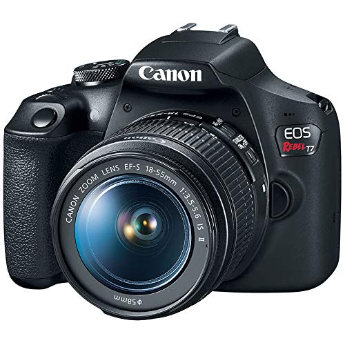 Canon EOS Rebel T7 DSLR Camera with 18-55mm Lens | Built-in Wi-Fi | 24.1 MP CMOS Sensor | DIGIC 4+ Image Processor and Full HD Videos - EF-S 18-55mm IS II