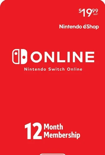 Nintendo Switch Online 12-Month membership 