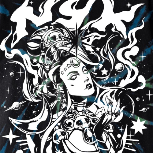 Night Incarnate | Unisex L / Black Galaxy Spiral