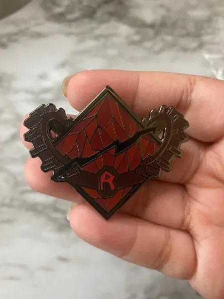 MHA Minimalist Kirishima Pin | Etsy