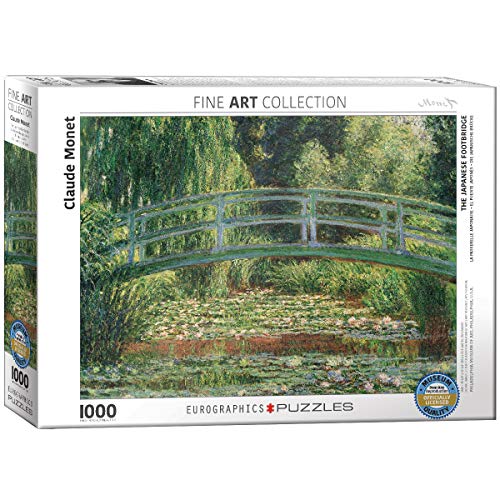 Eurographics 6000-0827 Claude Monet-The Japanese Footbridge 1000 Piece Puzzle