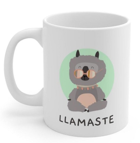 LLAMASTE Yoga Mug - 11oz