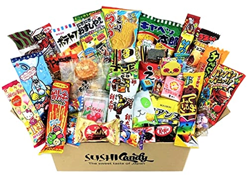 40 Japanese Candy & snack box and other popular sweets (box)
