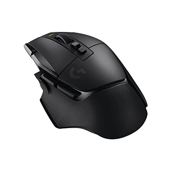 Logitech G502 X LIGHTSPEED Wireless mouse with LIGHTFORCE hybrid optical-mechanical switches, HERO 25K gaming sensor, compatible with PC - macOS/Windows - Black