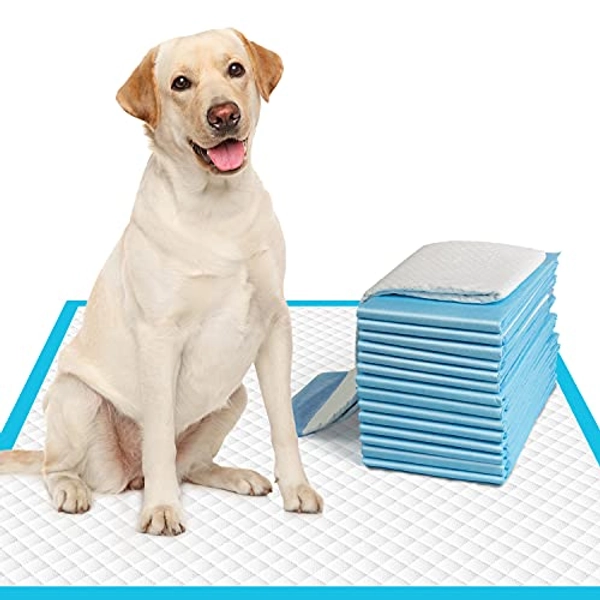IMMCUTE Extra Large Dog Pee Pads 28"x30"-50 Count | X-Large Puppy Pee Training Pads Super Absorbent & Leak-Proof | Disposable Pet Piddle and Potty Pads for Puppies | Dogs | Doggie