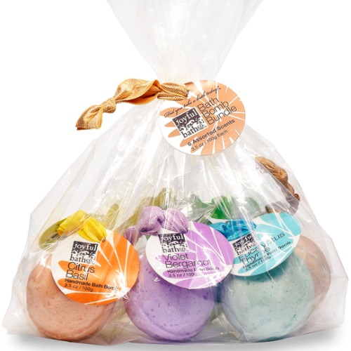 Handmade Bath Bomb Bundle - Six (6) Pack in 2 Varieties - Herbal (Variety 2)