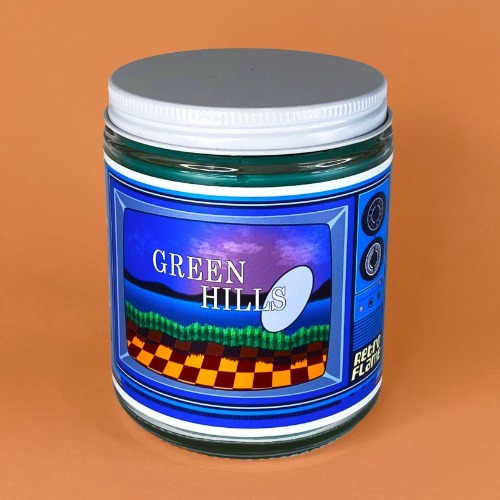 Green Hills︱7oz Sonic the Hedgehog-Inspired Sweetgrass & Wildflowers Scented Candle | Default Title