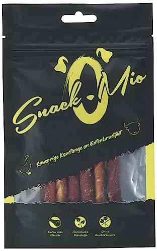 SnackOMio Premium Dog Snack, Crispy Chewing Stick with Duck Breast Filet, Grain-Free, Pack of 1 (1 x 70 g)