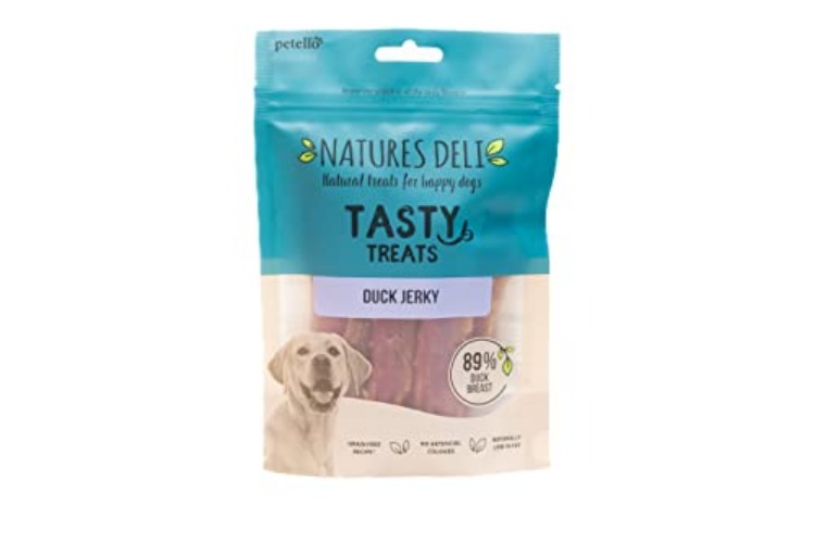 Natures Deli Duck Jerky Dog Treats - Low Fat High Protein Dog Chews - 100g