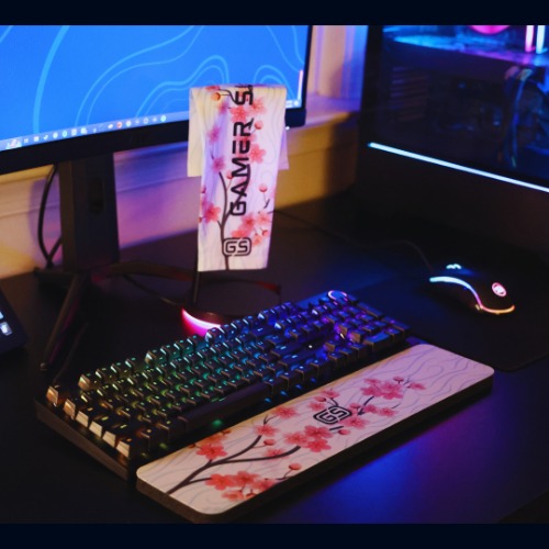 Cherry Blossom Wrist Rest+Sleeve Bundle - XL