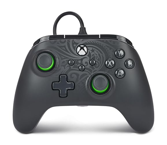 PowerA Advantage Wired Controller for Xbox Series X|S - Celestial Green, Gamepad, Wired Video Game Controller, Gaming Controller, USB-C, works with Xbox One and Windows 10/11, Officially Licensed - Celestial Green