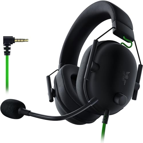 Razer BlackShark V2 X - Multi-Platform Wired Esports Headset (Triforce 50 mm Drivers, Advanced Passive Noise Cancellation, 7.1 Surround Sound, Hyperclear Cardioid Mic) Black - BlackShark V2 X - Black