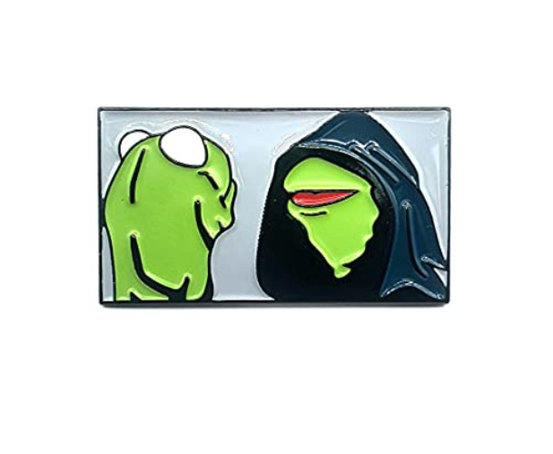 Evil Frog Meme Shade Metal Enamel Pin Badge