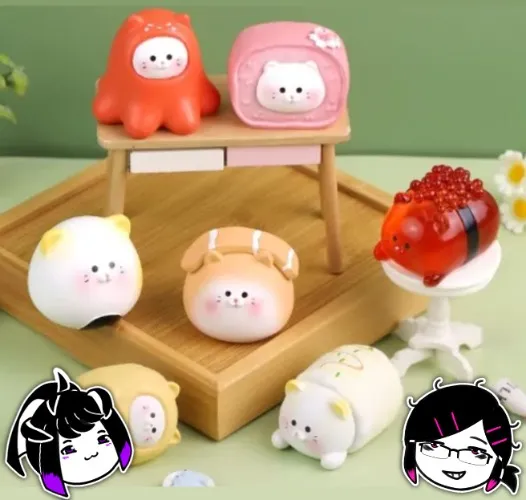 Puff Sushi Cat (Blind Box!)