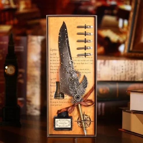 European Style Steampunk Dip Pen