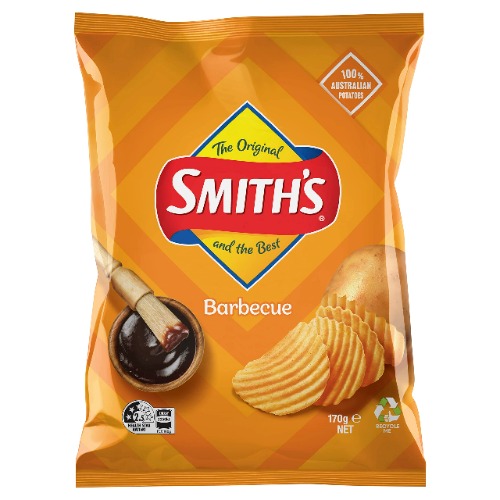 Smith’s Barbecue Crinkle Cut Potato Chips 170 g