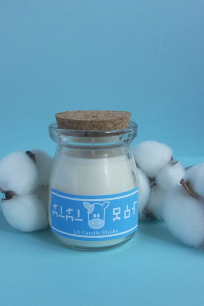 Lon Lon Ranch Milk Bottle Chateau Romani Legend of Zelda Scented Candle, Handmade handpoured Soy Wax, Cute Kawaii Candle, Cosplay prop
