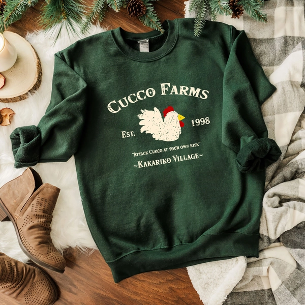 Zelda Cucco Farms Sweatshirt