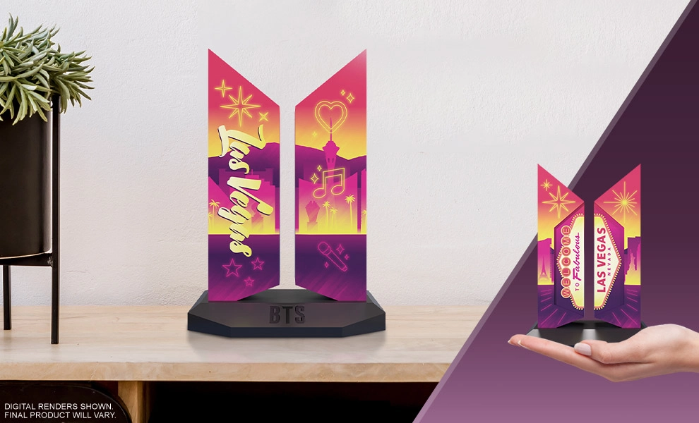 Premium BTS Logo: Las Vegas Edition Collectible Logo by Sideshow Collectibles