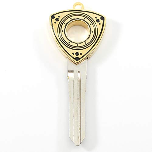 Rotary13B1 Mazda RX-7 Rotor Key Blank - 1983 thru 1987 - Canary Gold