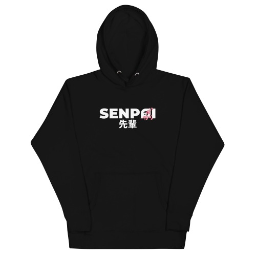 ADV Senpai Hoodie - Black - L