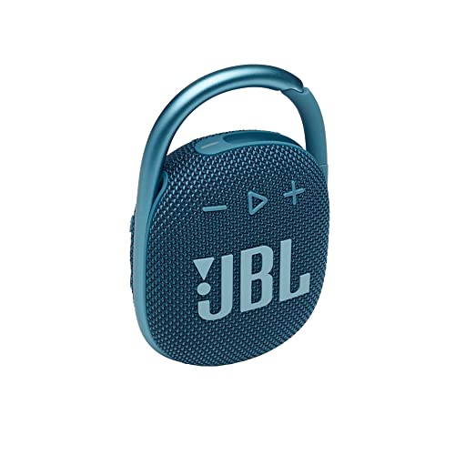 JBL Clip 4 - Portable Mini Bluetooth Speaker, big audio and punchy bass, integrated carabiner, IP67 waterproof dustproof, 10 hours of playtime, speaker for home, outdoor travel (Blue) - Blue - Clip 4 - Speakers