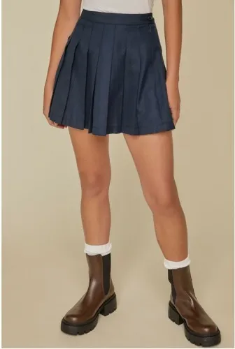 Forever 21 Women's Pleated Mini Skirt