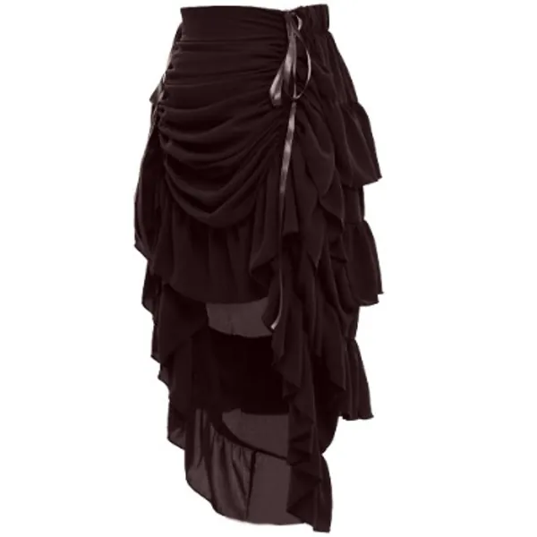 GRACEART Women's Victorian Steampunk Skirt Pirate Costume Burlesque
